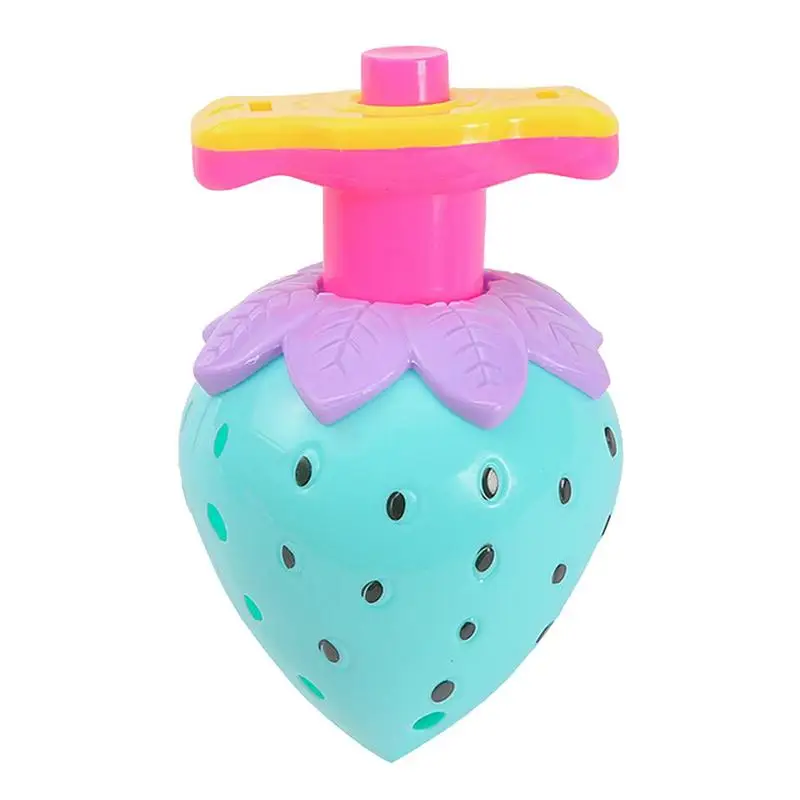 

Spinning Light Up Toy Spin Top Light Toy Gyro Toys Strawberry Shape Lighting Rotation Strawberry Shape Smooth Burr-Free For