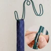 1pcs Shoes Hanger Rack Plastic Double Hook Drying Shoe Rack Multi-Purpose Drying Shoe Rack Bedroom Scarves Clothes Storage Hook 4