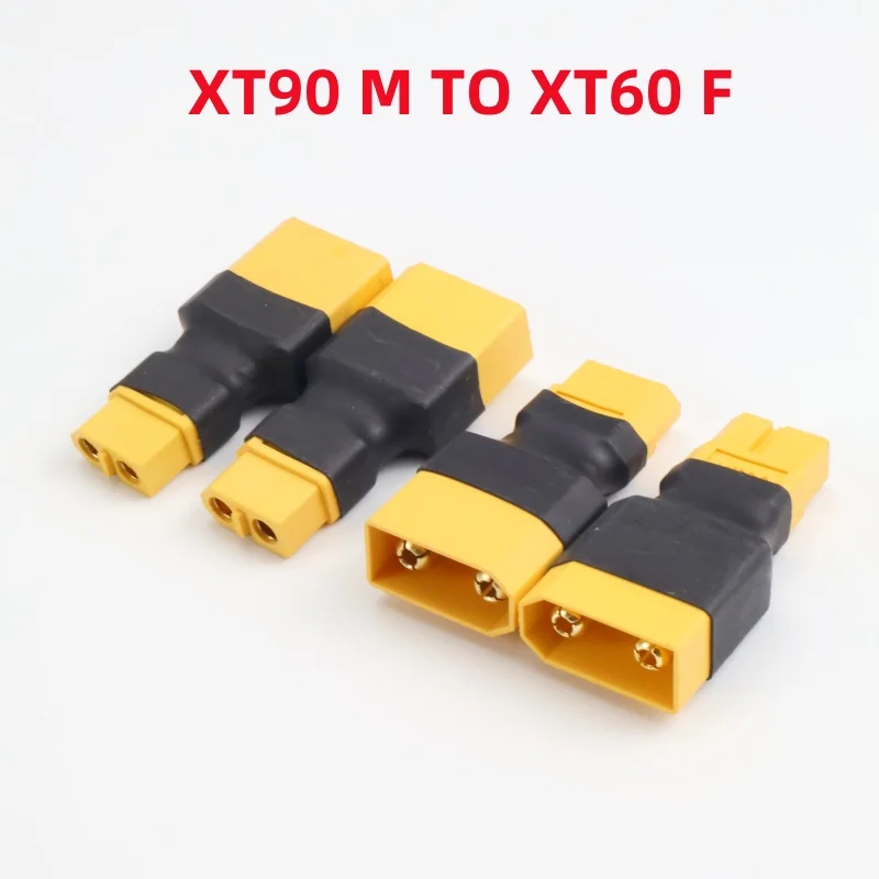 4 Pcs XT60 to XT90 Adapter Male/Female Conversion Connector for RC Lipo Battery Drone Parts