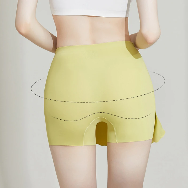 Damen-Slipshorts für Unterkleider, nahtlose Boyshorts, Höschen, Anti-Scheuern, Unterwäsche, Shorts, Oberschenkel, schlankere Sicherheitsshorts – Detail 4