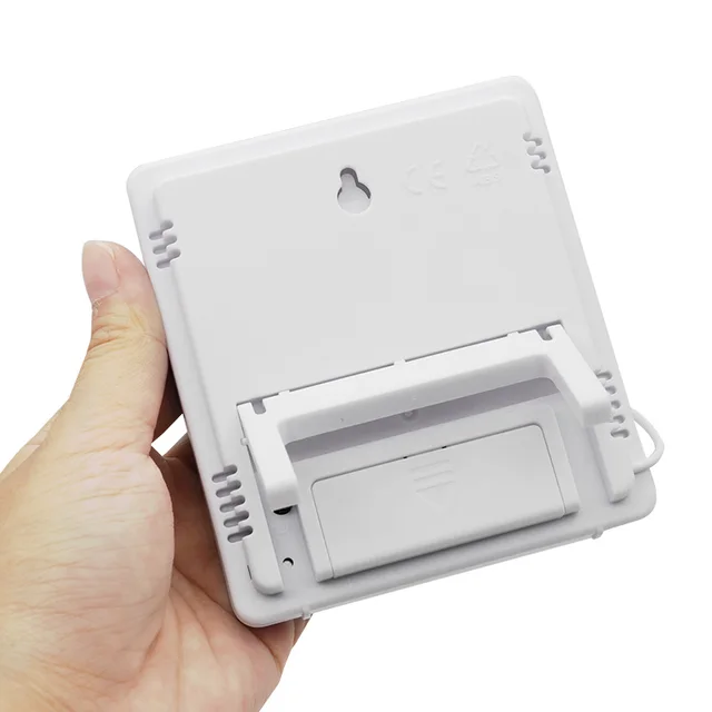 실내와 실외의 온도 및 습도를 측정하는 고정밀 LCD 디지털 온도계 습도계