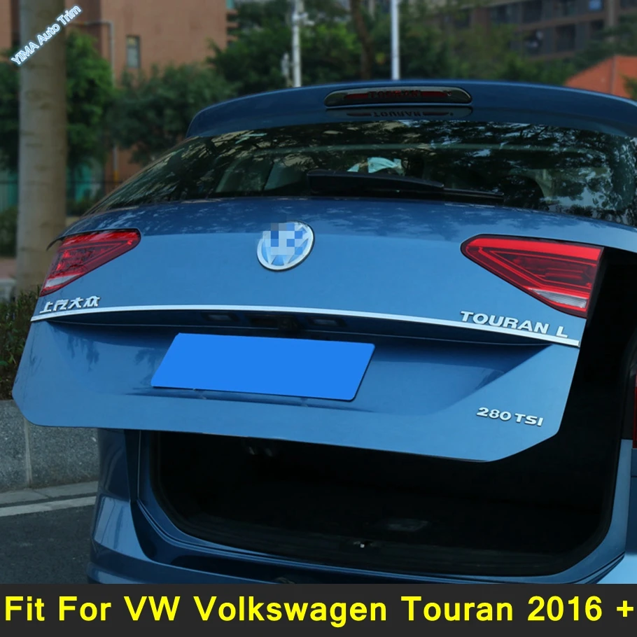 

Rear Trunk Accent Cover Tail Gate Tailgate Trim Back Boot Door Strip Sticker For VW Volkswagen Touran 2016 - 2021 Accessories