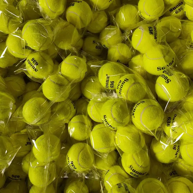 3PCS High Elasticity Tennis Professional Tennis Training Game Ball For Adult Youth Pet Thrower Dog Cat Chase Training Fun Toy 5