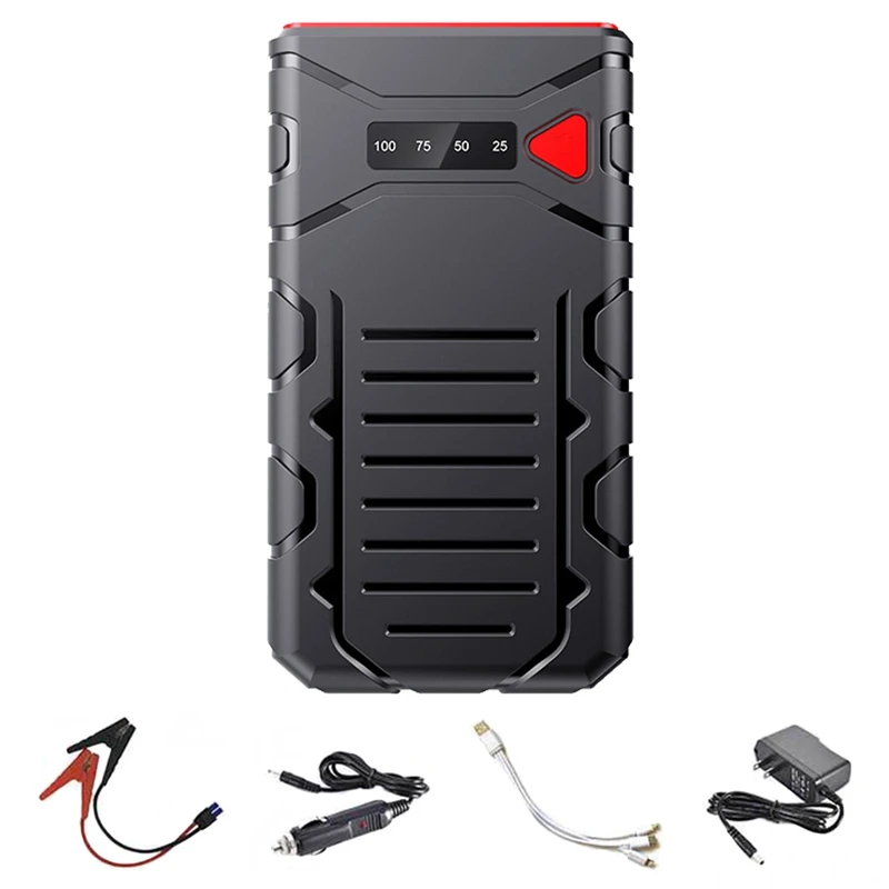 

20000Mah Car Jump Starter Power Bank Car Battery Charger Auto Emergency Booster Starting Device Jump Start US Plug