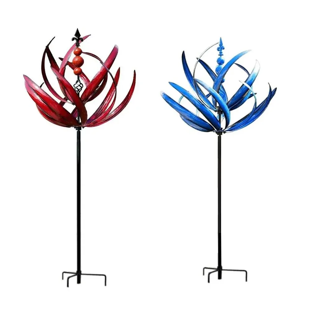 Wind Spinner For Yard Garden Outdoor Large Metal Kinetic Wind Sculptures Yard Lawn Art Outdoor Decor Stake garden art decor wind spinner