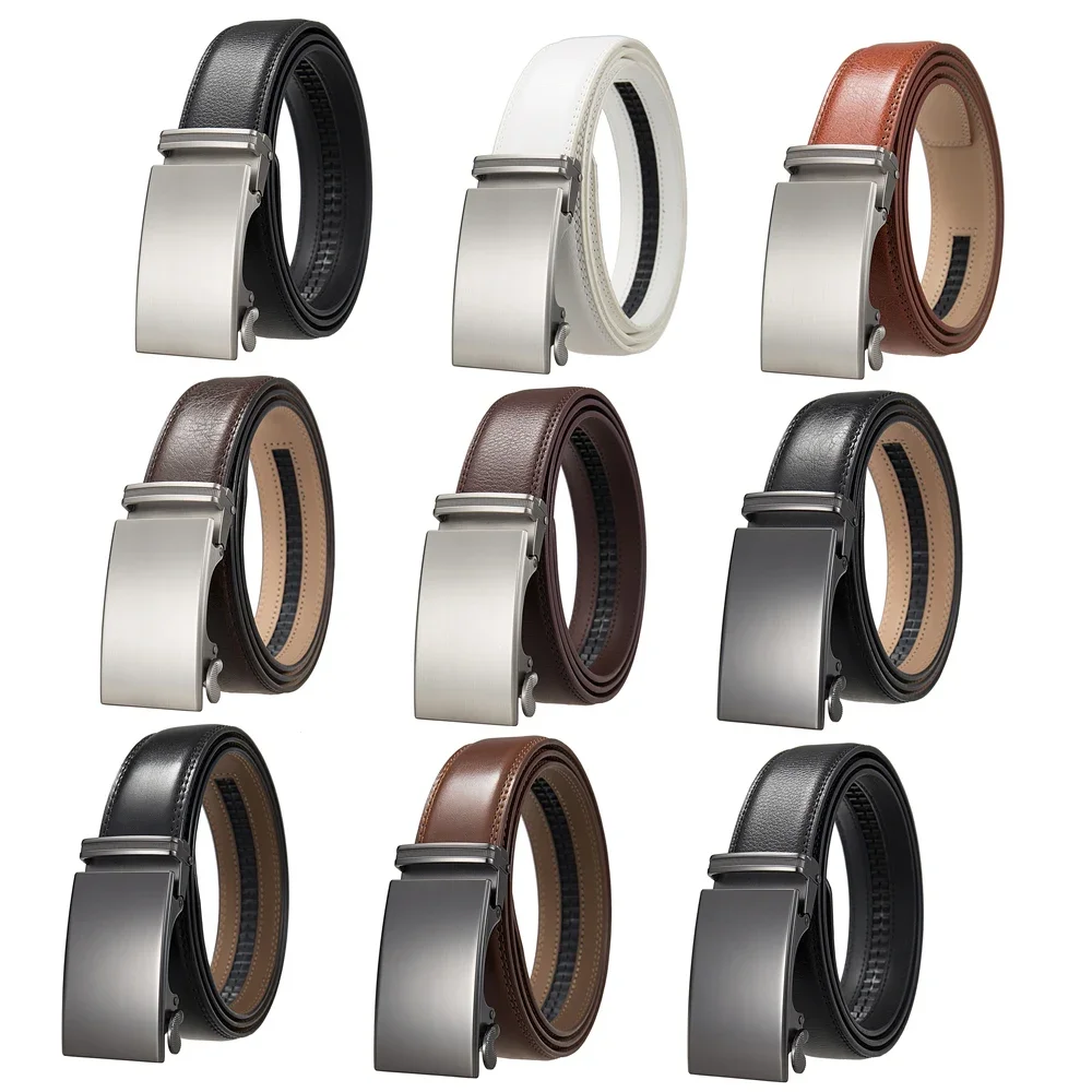 

Мужской ремень из натуральной кожи с автоматической пряжкой B1339