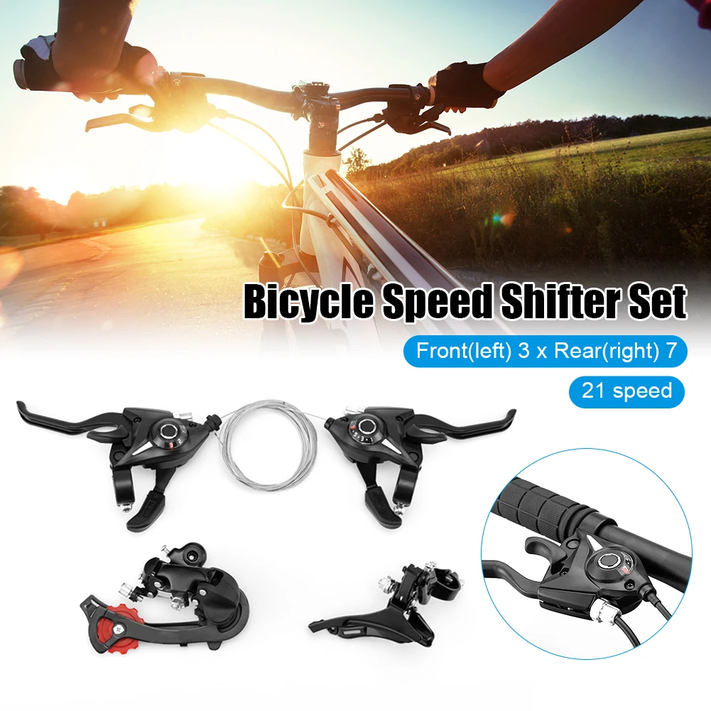 Juego palanca de cambios para de montaña y carretera, palancas de freno de disco con Cable cambio, 3x7, 21 velocidades| | - AliExpress
