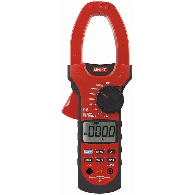 

UNI-T UT209A True RMS Professional Auto/Manual Range 4000 Counts 1000A Digital Clamp Multimeters