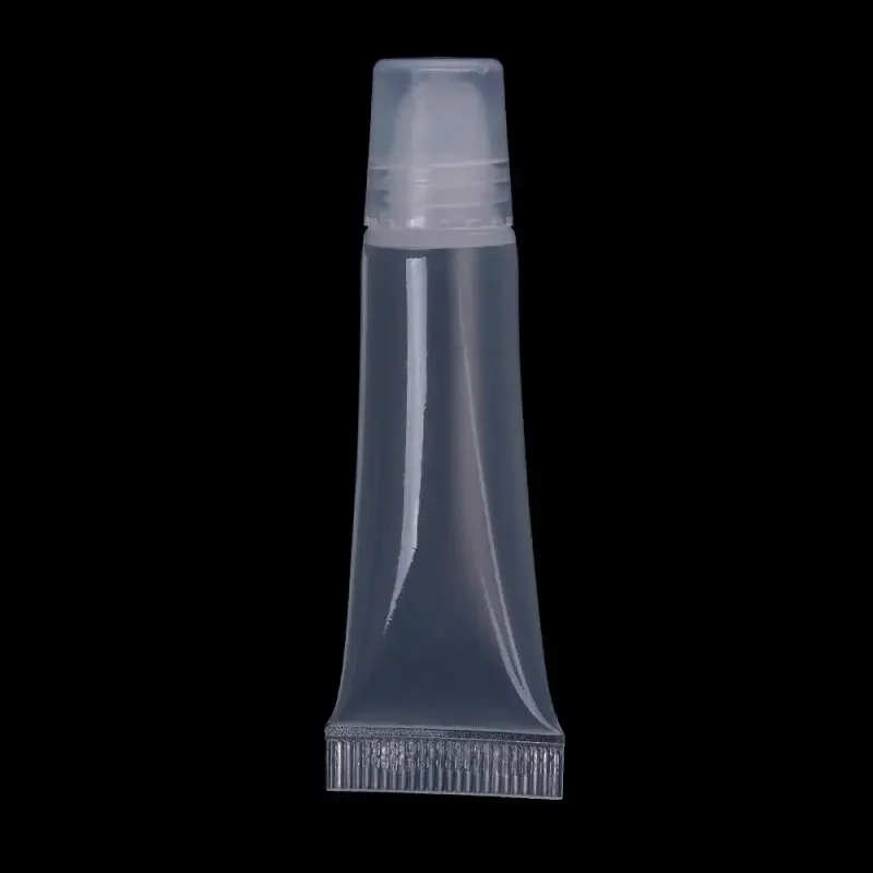 New 5pcs Empty Tubes Lip Gloss Balm Clear Cosmetic Containers 5ml