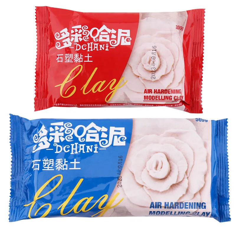Air Dried Stone Plastic Clay White Dough DIY Handmade Toy Making Material