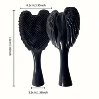 Mini brosse démêlante Angel, peignes antistatiques, brosse à cheveux à coussin d'air, outils de coiffure professionnels pour salon 5
