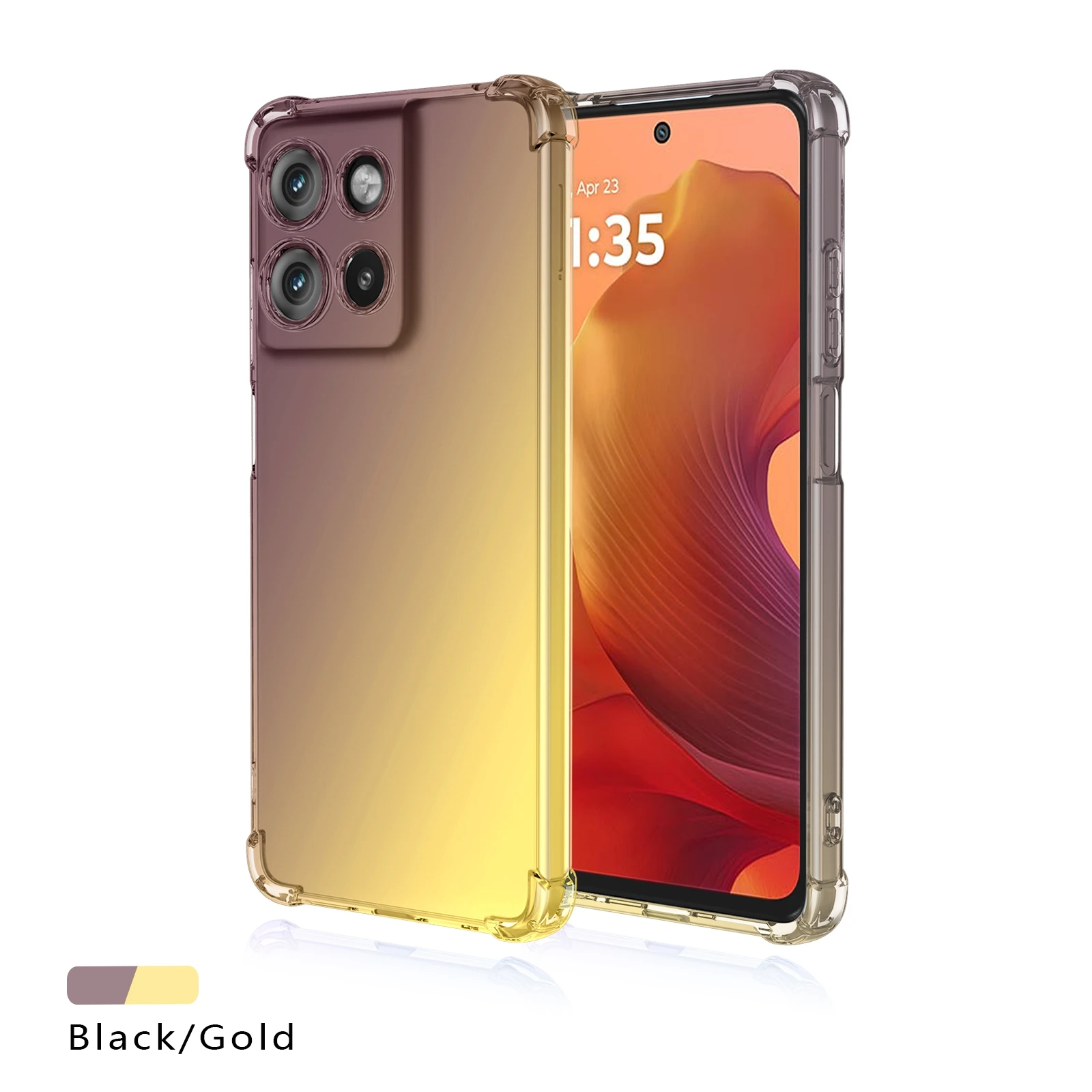 Shockproof Gradient TPU Protective Phone Case Cover