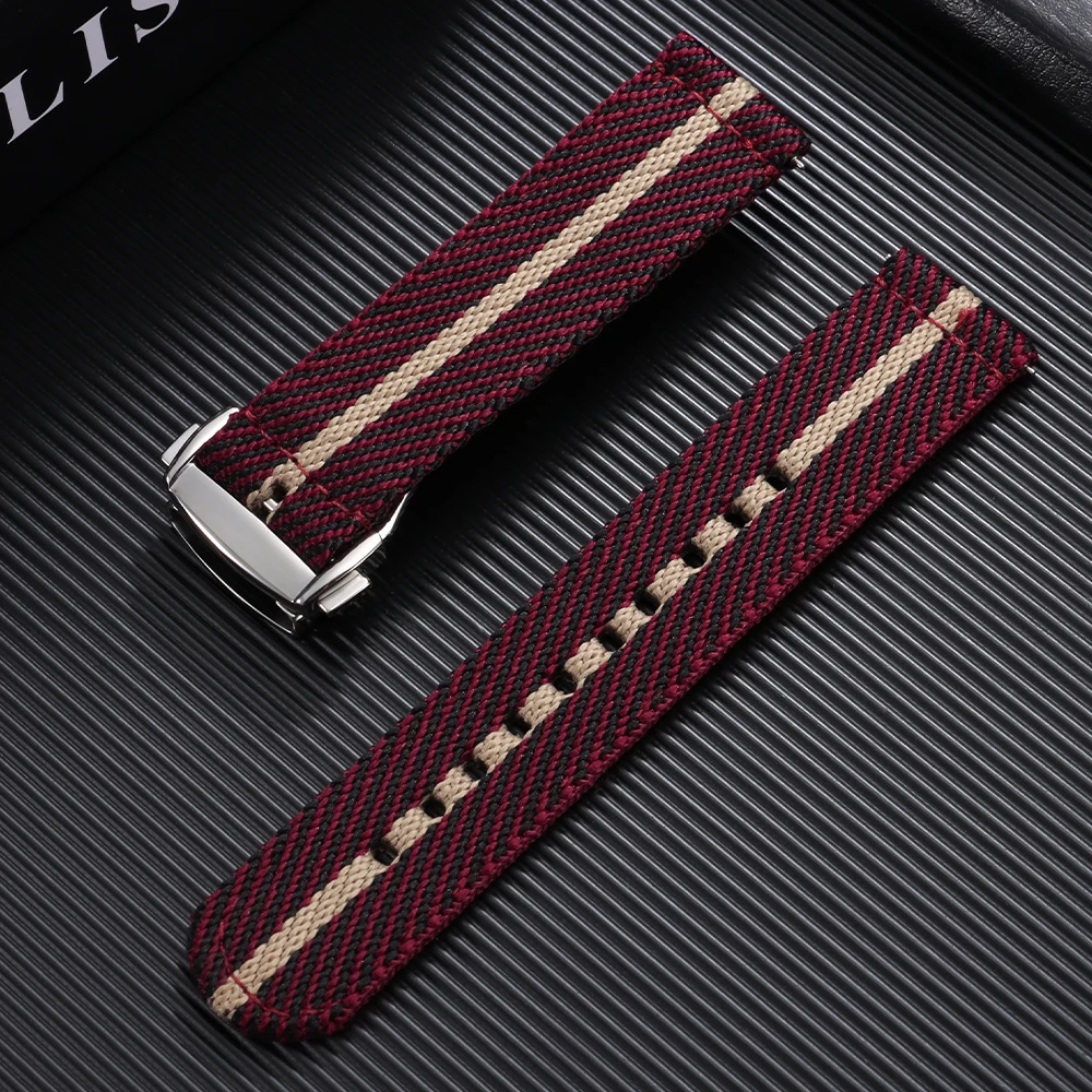 20mm Nylon Sports Watch Strap Soft Replacement Band