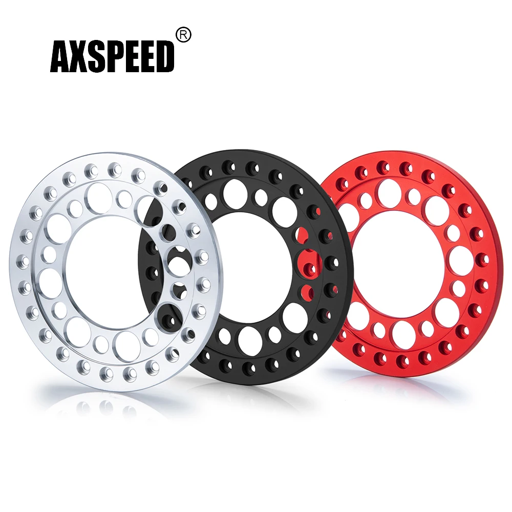 AXSPEED4PcsMetal22inchBeadlockOuterRingforTRX4AxialWraith1