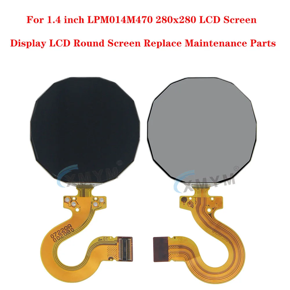 

ЖК-экран 1,4 дюйма LPM014M470 280x28 0, Круглый ЖК-экран, запасные части для обслуживания