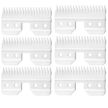 Cuchillas de cerámica de repuesto para cortadora de mascotas, 18 dientes, Oster Fast Feed A5 ,Wahl KM, Andis, estilo desmontable