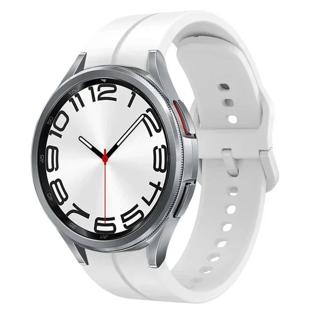 Sleek 20mm Silicone Watch Strap - Premium Wristband