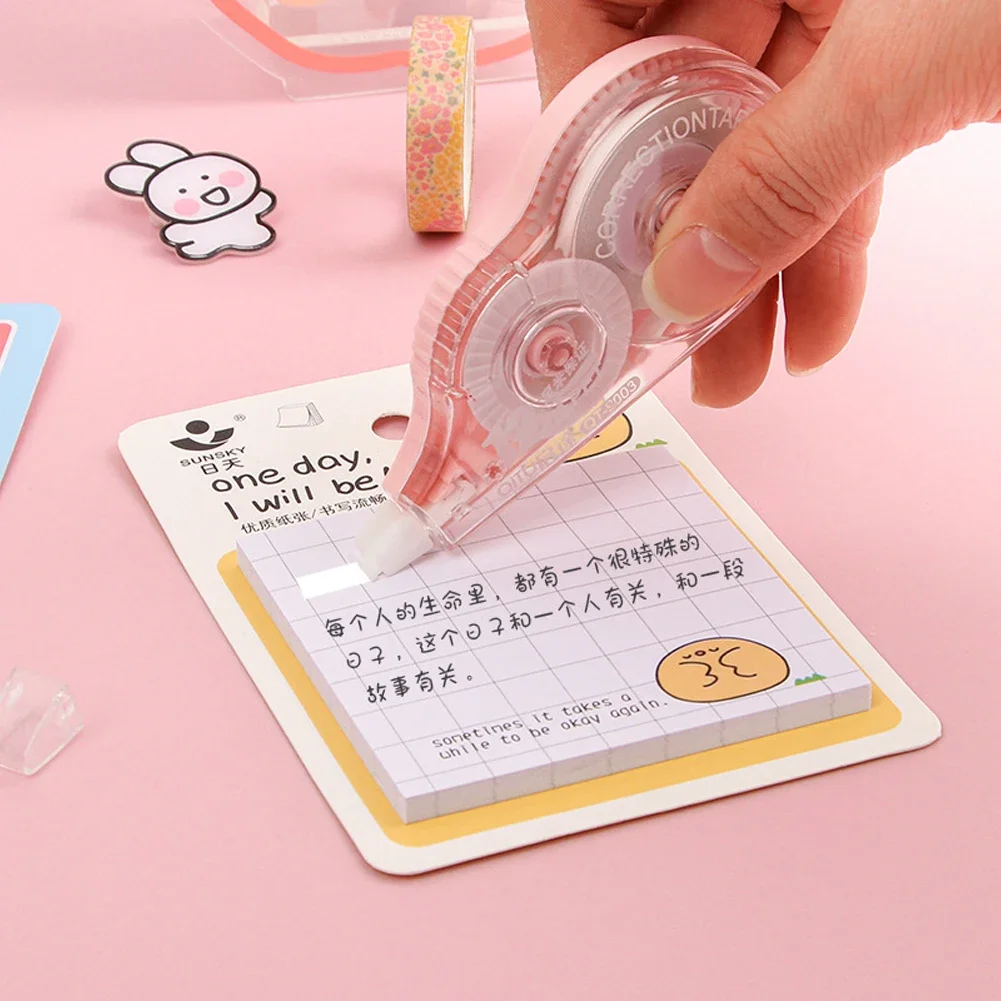 New 6-30M Large Capacity Creative Correction Tape Cartoon Practical Correction Tape for Students Study Office Supplies