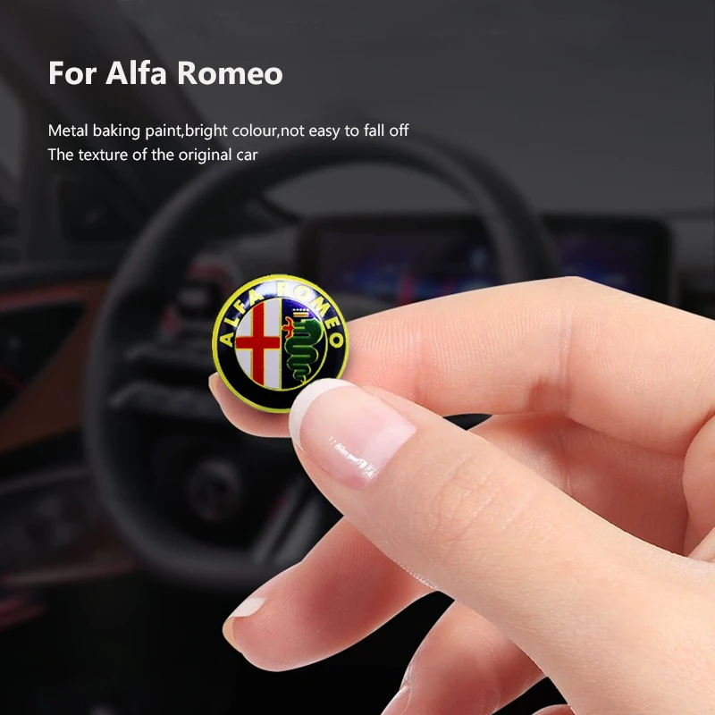 Alfa Romeo Sleutelembleem Stickers - Detail