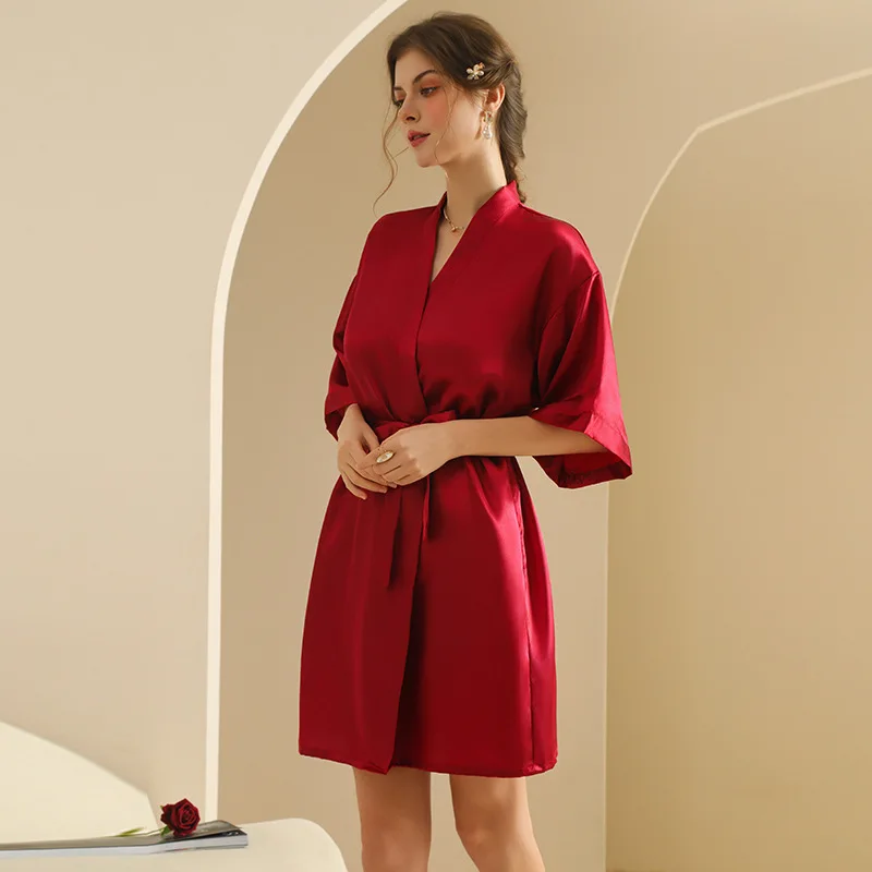 wine red robe