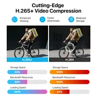 ZOSI 2MP домашняя проводная система безопасности H.265 + 8-канальный видеорегистратор 4/8 шт. 1080p ночного видения уличные водонепроницаемые комплекты камер видеонаблюдения — изображение 5