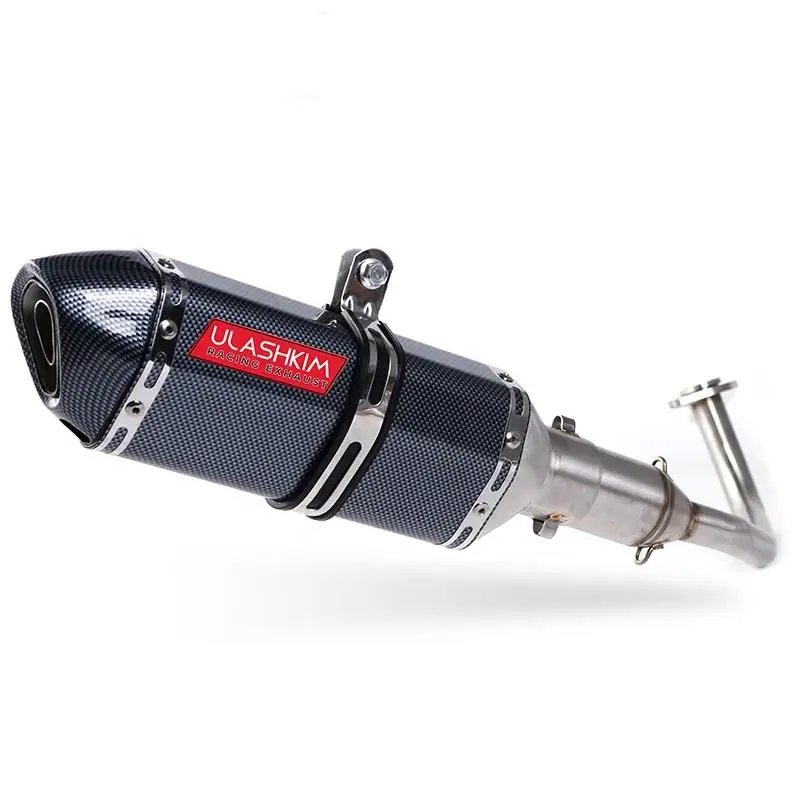 Motorcycle Escape Fit Exhaust For HONDA PCX 125 150 pcx125 pcx150 Motorcycle Scooter Exhaust Muffler Full System Middle Pipe - Image 2