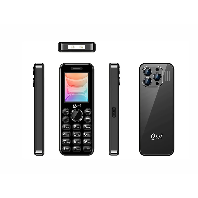 QTEL MOBILE PHONE Feature Phone 1.77" Display Digital Camera 3 Sim Loud