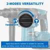 3 in 1 Brushless Rotary Hammer Cordless Electric Hammer impact drill Multifunctional woodworking tools For Makita 18V Battery 5