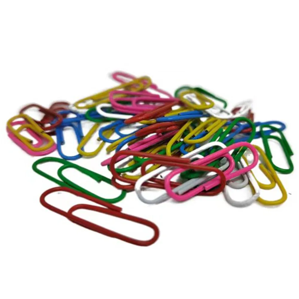 

50 Pieces Colorful Paperclips