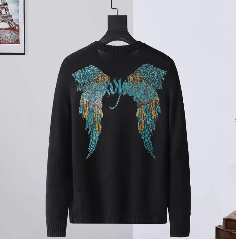 

BORUNKE Designer Rhinestone pullover sweater Hip Hop men's gifts brand drop shipping