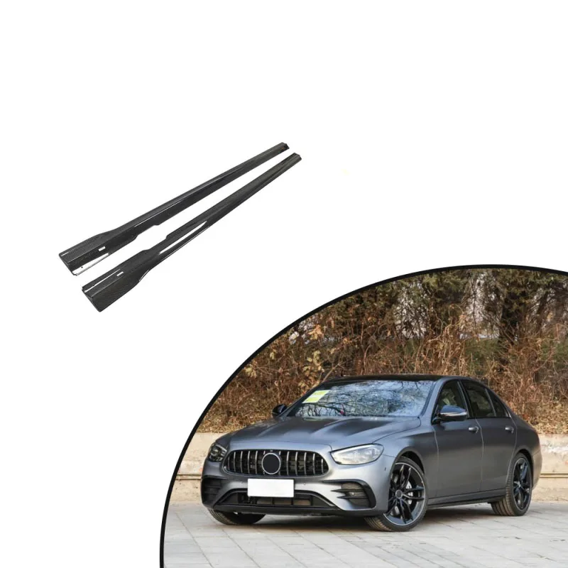 

For 2016-2022 Benz E Class W213 E43 E63 AMG CARBON FIBER Side Skirt