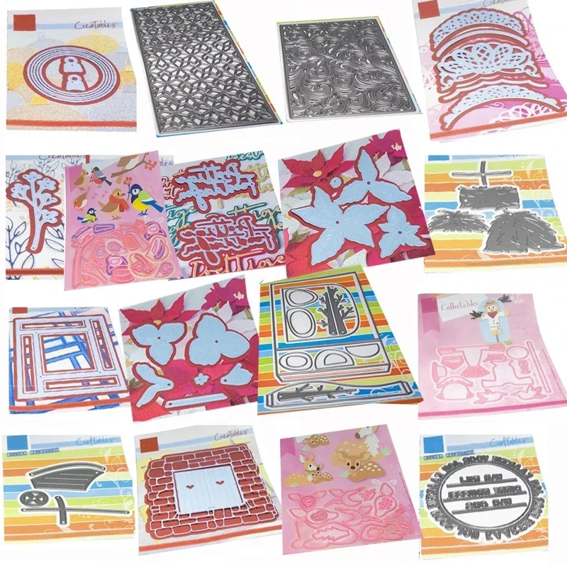 Metal Cutting Dies Layered DIY Scrapbook Album Decoration Embossed Paper Card Handicraft