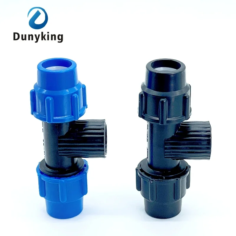 

PE Connector Water Pipe Fittings to Male / Female 20/25/32/40/50mm Quick Connect Tubing Fittings Garden Agriculture Irrigation
