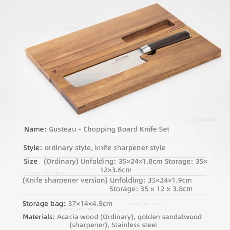 Folding Cutting Board With Knife (New) - Wealers