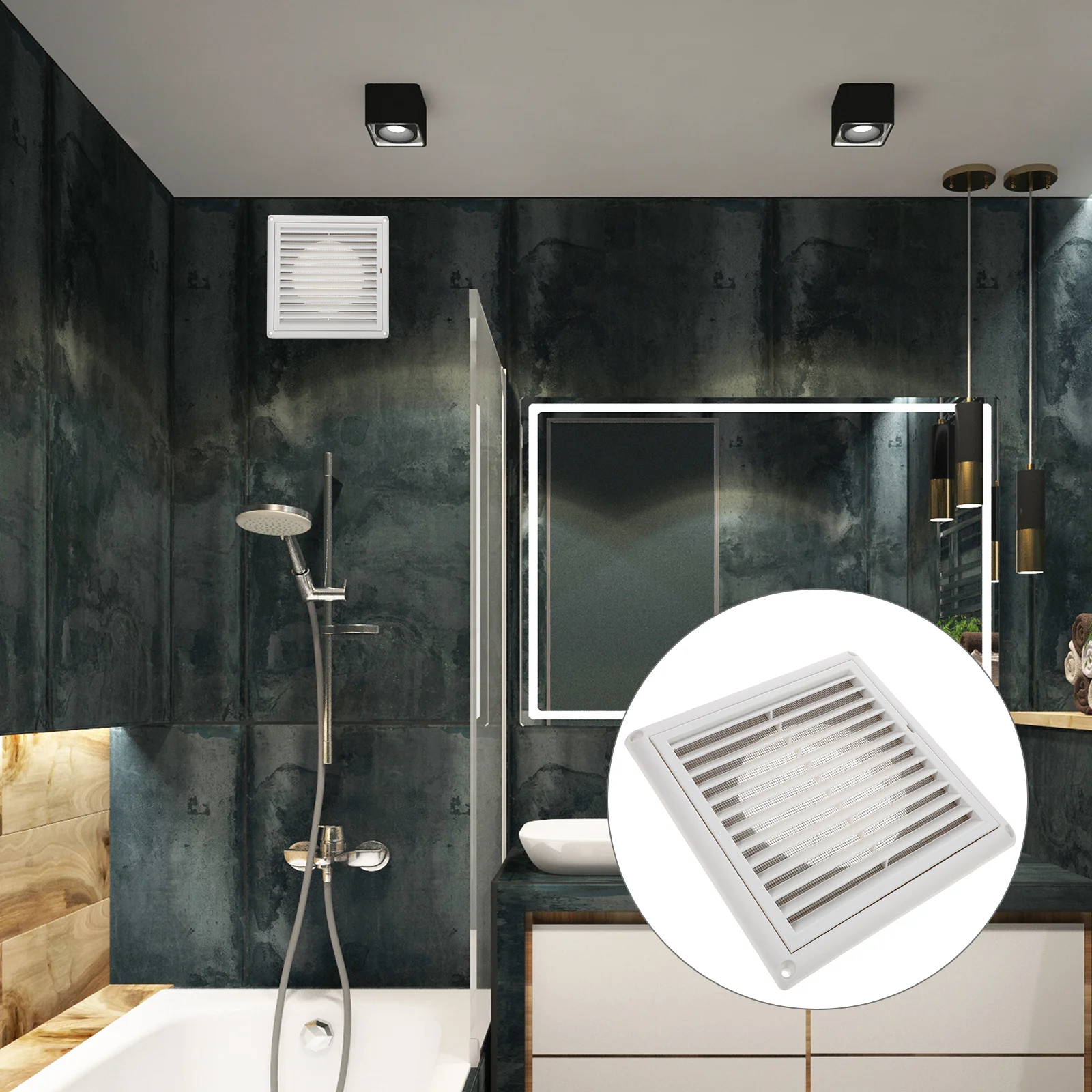 

Flooring Ceiling Grid Vent Covers Air Vents for Heat Grille Flair White Deflectors