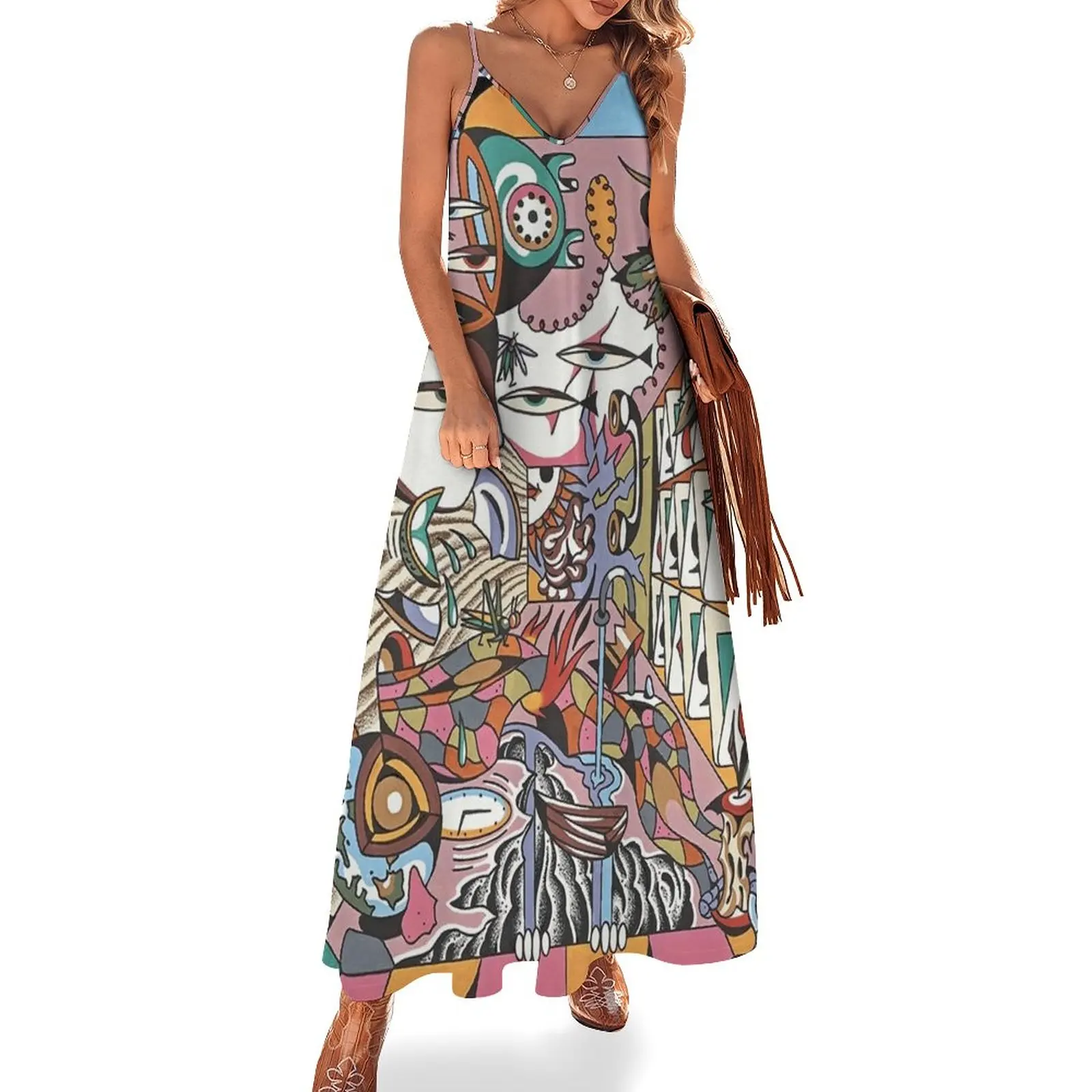 

Home of Billy Strings Sleeveless Dress summer dress korean women elegant chic wedding evening dresses