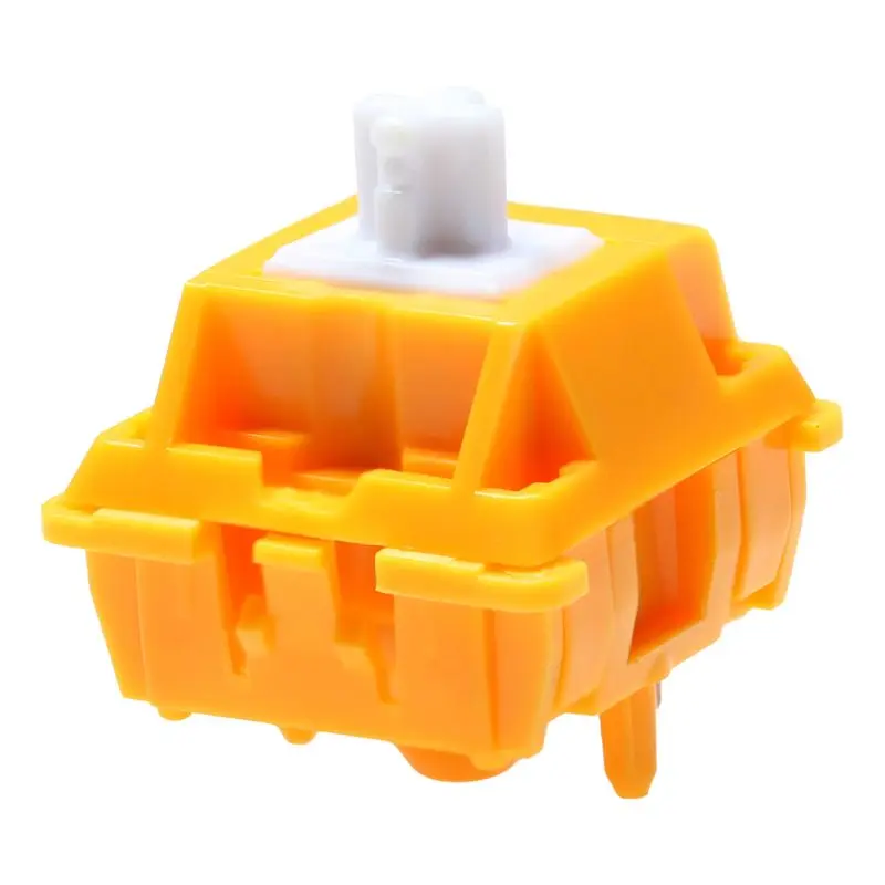 

Eg Sunset Yellow Axis Mahjong Sound Hifi Linear Factory Run Pom Material Customized Mechanical Keyboard Switch 5-pin Diy