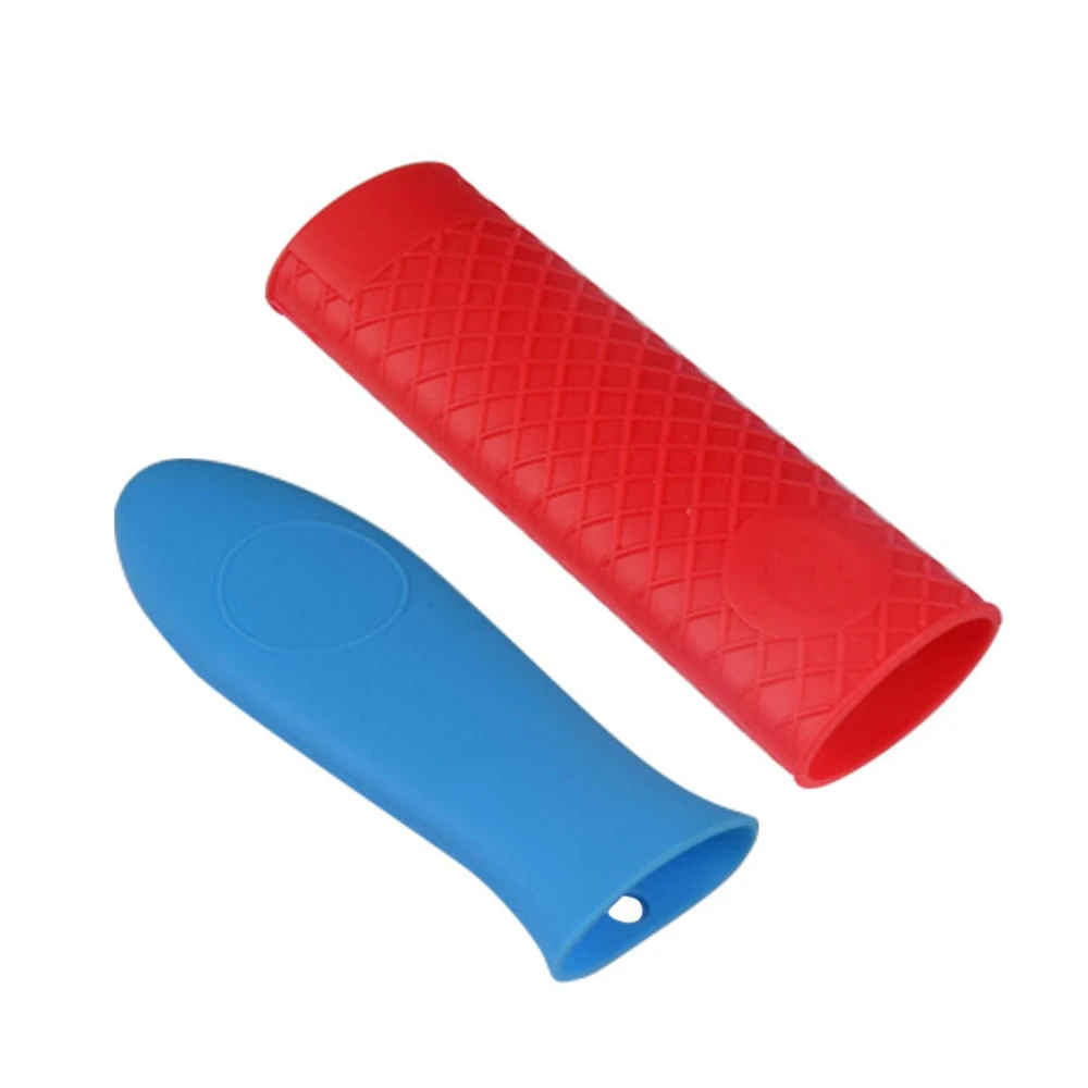 Couvercle de casserole en silicone, poignées de maintien anti-brûlure, poignée antidérapante pour ustensiles de cuisine et couvercles pour couvercle en verre de cuisine