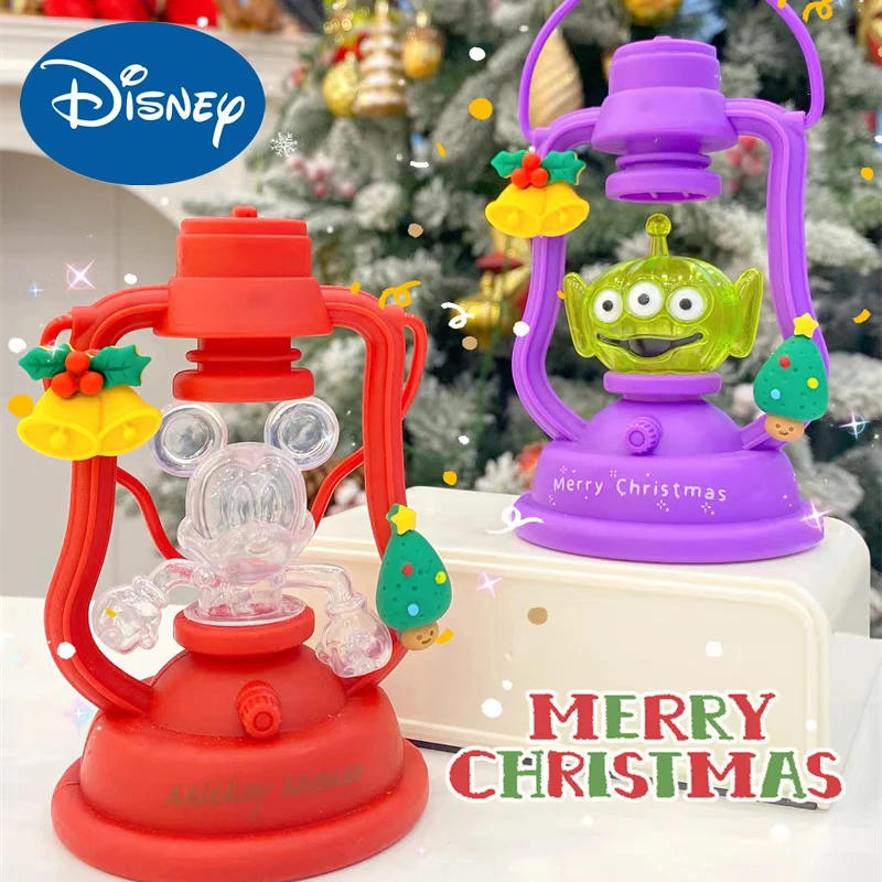 

Disney Микки Маус ручной светящийся Тыквенный Фонарь фигурка лотсо инопланетянин Рождественская фигурка Детский Стиль
