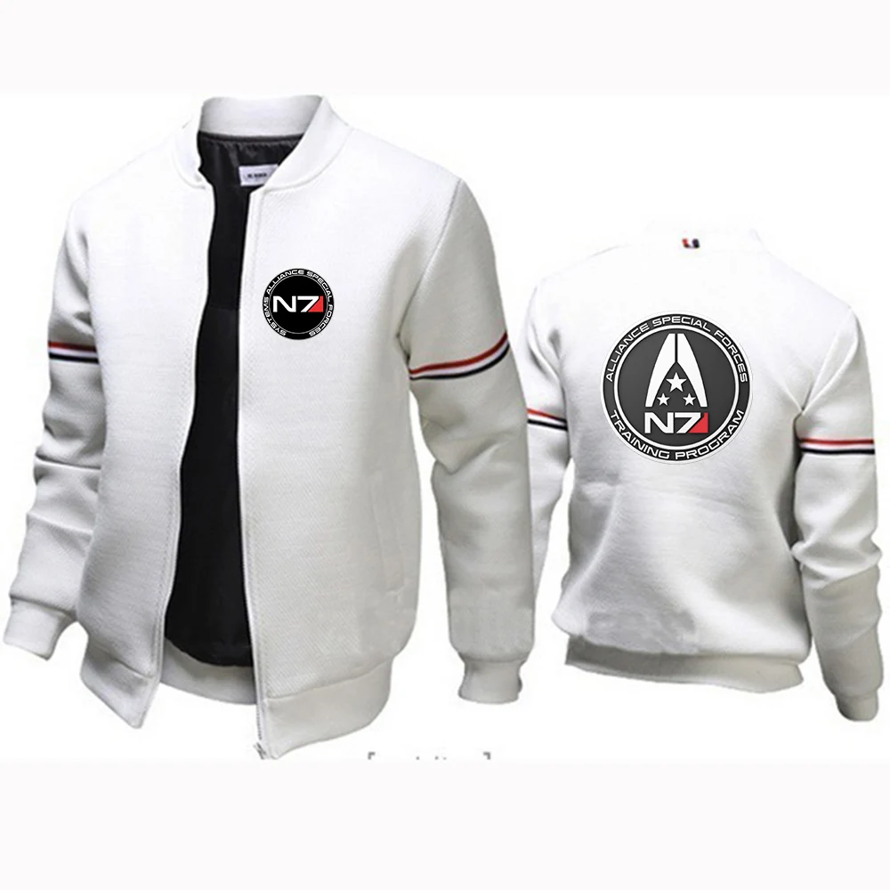 N7 Mass Effect Spring and Autumn Men Brand Casual Sports Breathable Outdoor New Work Jacket Bomber Coats Clothing men outdoor jacket