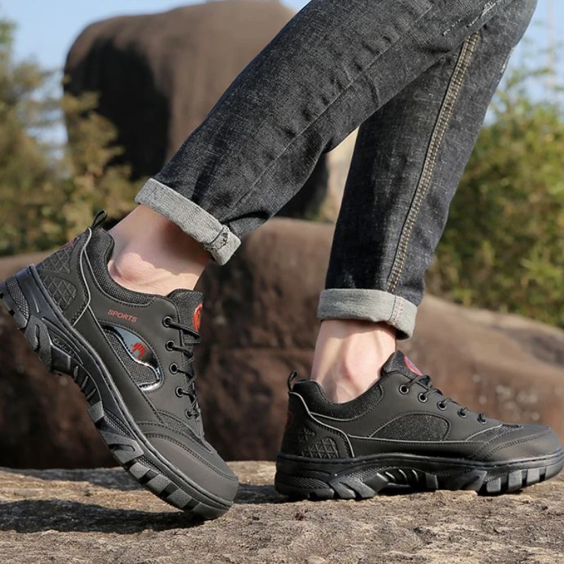 New Man workwear shoes Men's Outdoor travel non slip Sneakers Fashion versatile Shose comfortable Trend male footwear Zapatos