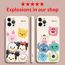 

2021 Luxury New Disney Mickey IPhone Case for IPhone 13 12 11 Pro Max XR XS 7 8 Plus Popular Couple Protective Case