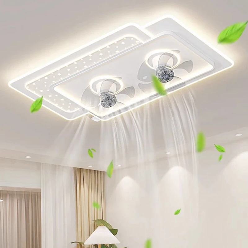 

Modern ceiling lamps bedroom folding Ceiling fan ceiling fan with led light and control ceiling lamp for living room lighting