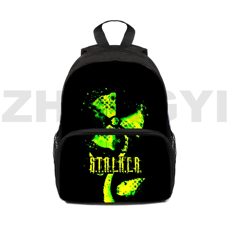 

Vintage Canvas S.T.A.L.K.E.R. 2 Heart of Game School Bags for Students 12/16 Inch Small Stalker 2 Shadow Bookbag 3D Travel Bags