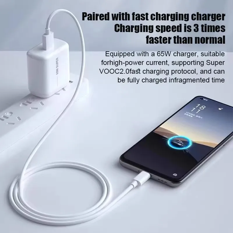 PD 65W Super VOOC2.0 USB Fast Charger - Quick Charge Adapter