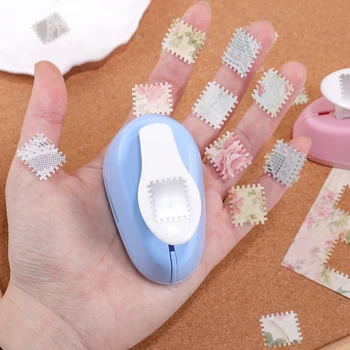 Fustella a Leva Portatile per Timbri, Perforatore Rettangolare per Scrapbooking e Fai da Te, Forniture Artigianali per Scrapbook Fatto a Mano