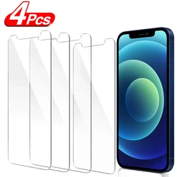 Premium 9H Tempered Glass Screen Protector (2/4 Pack) for 2 pieces (For iPhone 12)