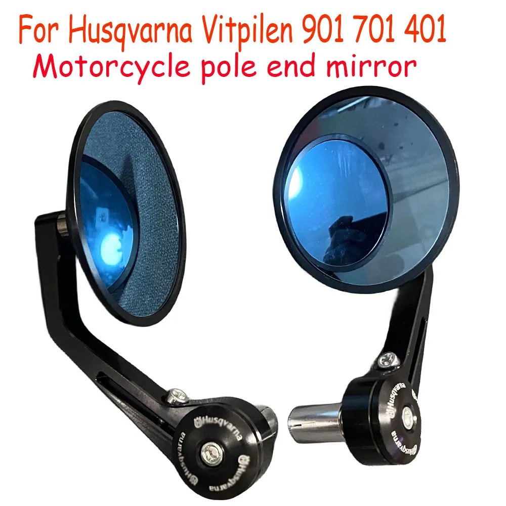 Motorcycle Bar End Side Mirror For Husqvarna Svartpilen Vitpilen 401 250 Handlebar Rearview CNC Aluminum Moto Accessories 6