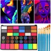 42 Colors Glow Fluorescent Neon Oil Face Body Art Paint Uy Glow Oil Painting Partyfancy Dress Beauty Makeuo cosmefcs 1