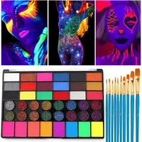42 Colors Glow Fluorescent Neon Oil Face Body Art Paint Uy Glow Oil Painting Partyfancy Dress Beauty Makeuo cosmefcs 1